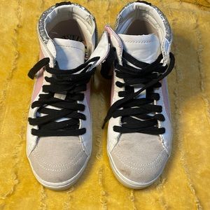 Justice High Tops size 5